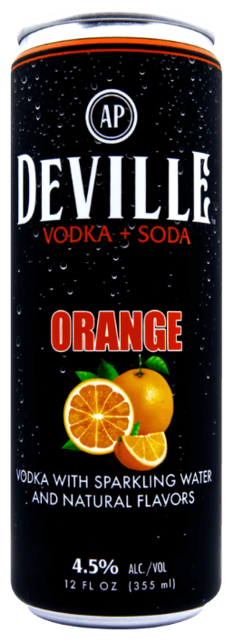 Deville Vodka Soda Orange