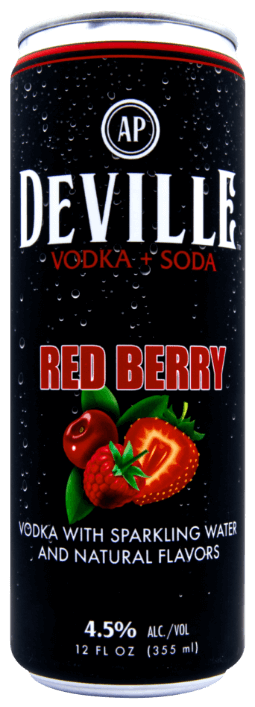 Deville Vodka Soda Red-Berry