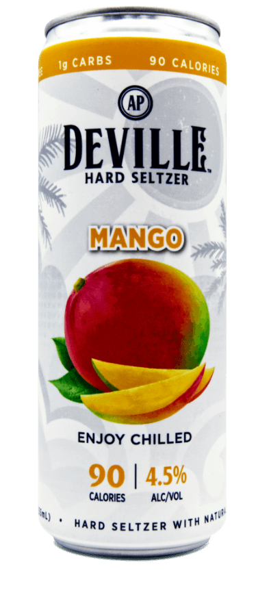 Deville Hard Seltzer Mango - Front