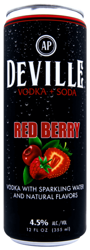 Deville Vodka Soda - Red-Berry